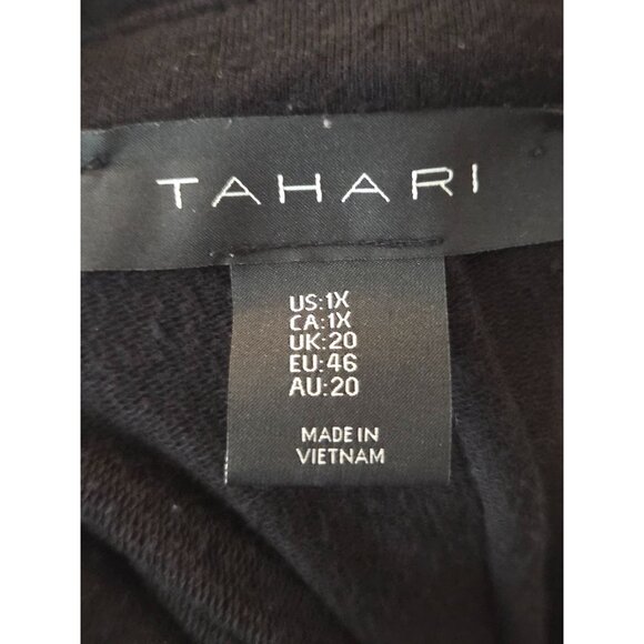 Tahari Women's Blazer  Lapel Collar Button Pockets Blazer Gray Size 1X Casual - Picture 6 of 6